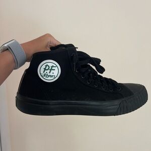 P.F. Flyers Center Hi 1993 Black High-Top Sneakers